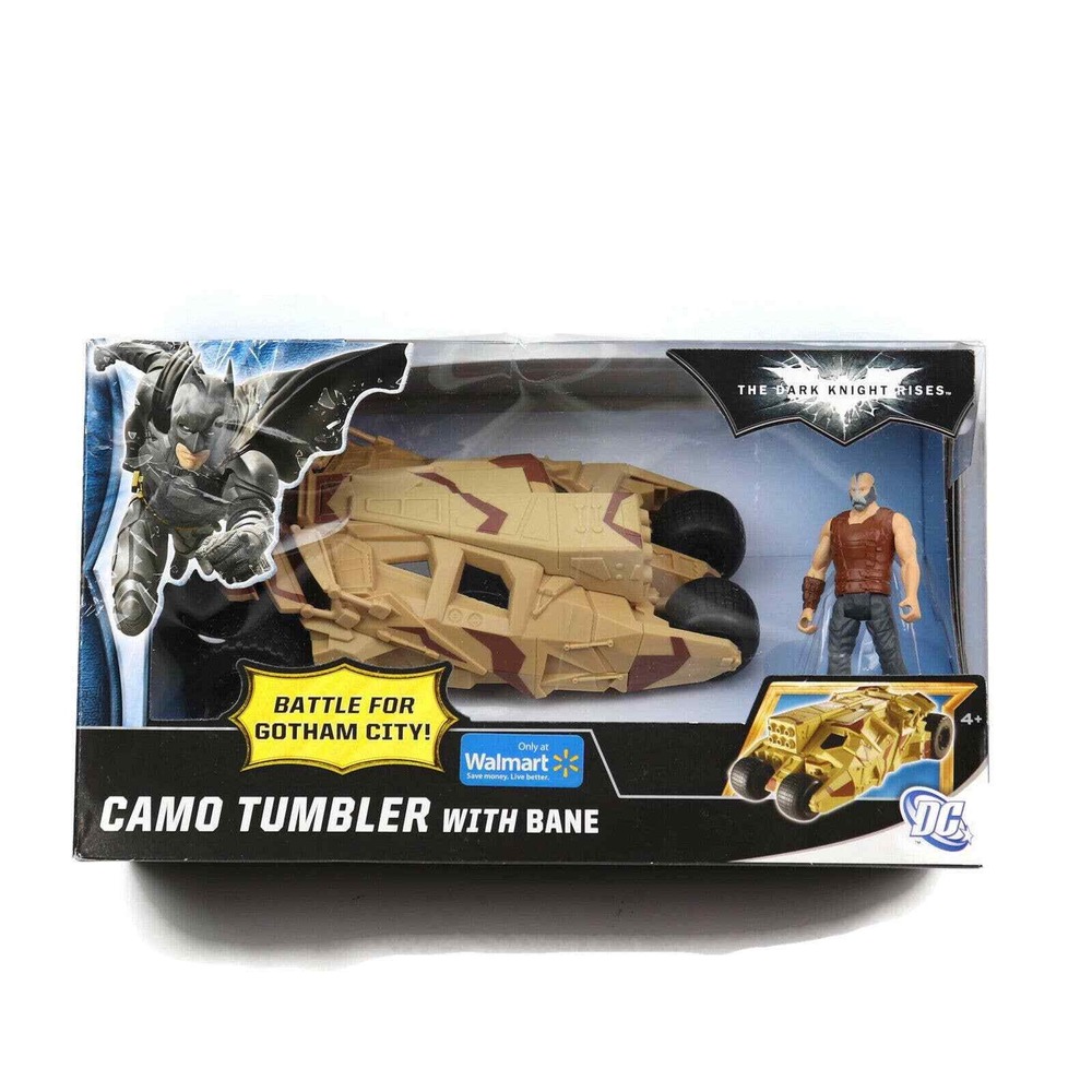 The Dark Knight Rises Camo Tumbler with Bane Action Figure Toy Mattel 2012